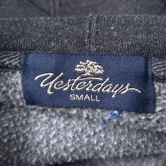 Isla Vista Surf Co Mens Small Gray Hoodie Pocket Pullover Long Sleeve - Picture 6 of 7